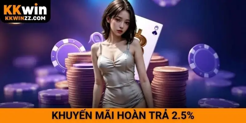 Khuyến mãi hoàn trả 2.5%