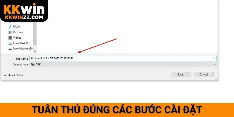 Tuân thủ đúng các bước cài đặt
